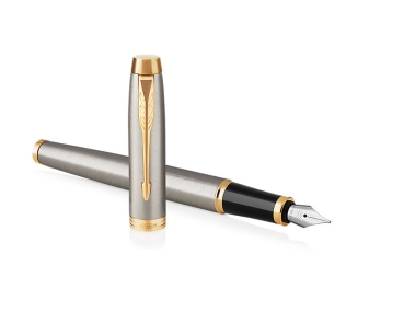 PARKER Füllfederhalter IM Core Brushed Metal G.C.