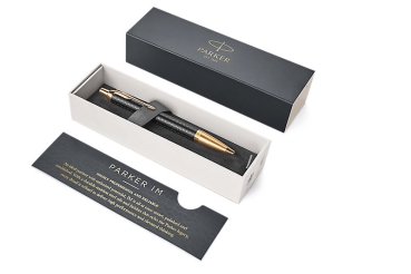 PARKER IM Premium Kugelschreiber Black/Gold G.C.