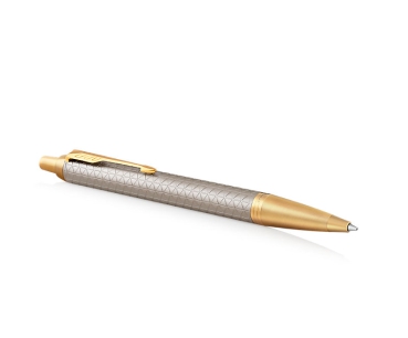 PARKER IM Premium Kugelschreiber WARM SILVER G.C.