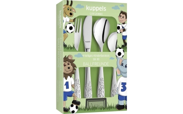 Kuppels 4 tlg. Kinderbesteck Ballfreunde