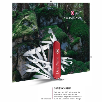 VICTORINOX Taschenmesser Swiss Champ 1.6795