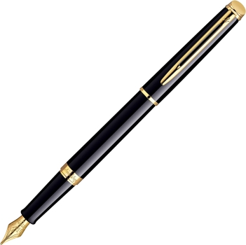 WATERMAN® Füllfederhalter Modell Hemisphere Lack Schwarz G.C.