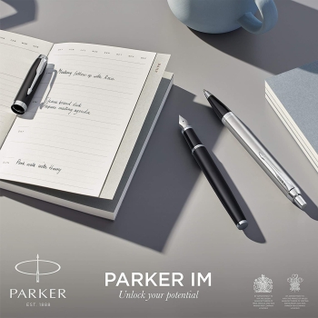 PARKER IM Core Kugelschreiber Black Lacquer G.C.