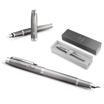 PARKER IM Rituals Grey Chrome Füllfederhalter