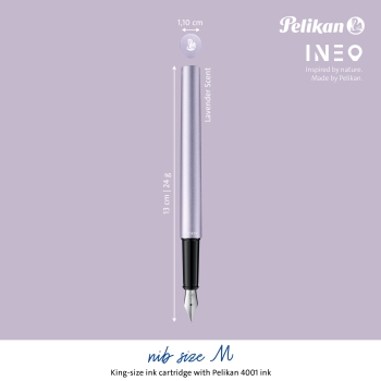 Pelikan Füllhalter Ineo® Elements P6 Lila-Violett mit Gravur