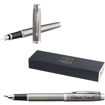 PARKER Füllfederhalter IM Core Brushed Metal C.C.