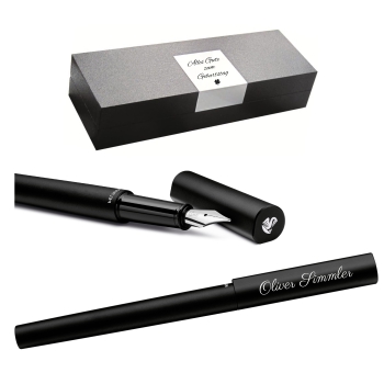 Pelikan Füllhalter Ineo® Elements P6 Schwarz mit Gravur