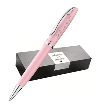 Pelikan Kugelschreiber Jazz K36 Pastell-Rosa mit Gravur
