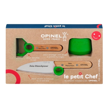 Opinel Kinder Kochmesser-Set grün