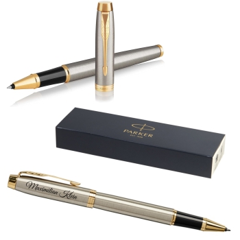 PARKER IM Core Rollerball Brushed Metal G.C.