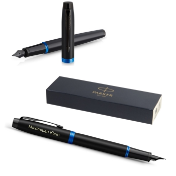 PARKER IM Vibrant Rings Füllfederhalter Blue