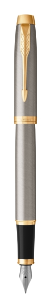 PARKER® IM Core Füllfederhalter und Kugelschreiber Brushed Metal G.C.