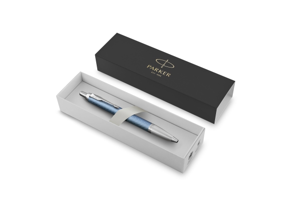 PARKER IM Premium Kugelschreiber Blue Grey C.C.