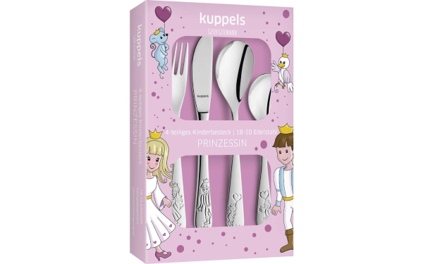 Kuppels 4 tlg. Kinderbesteck Prinzessin