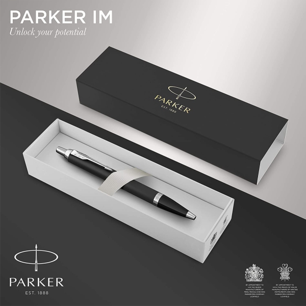 PARKER IM Core Kugelschreiber Black Lacquer C.C.