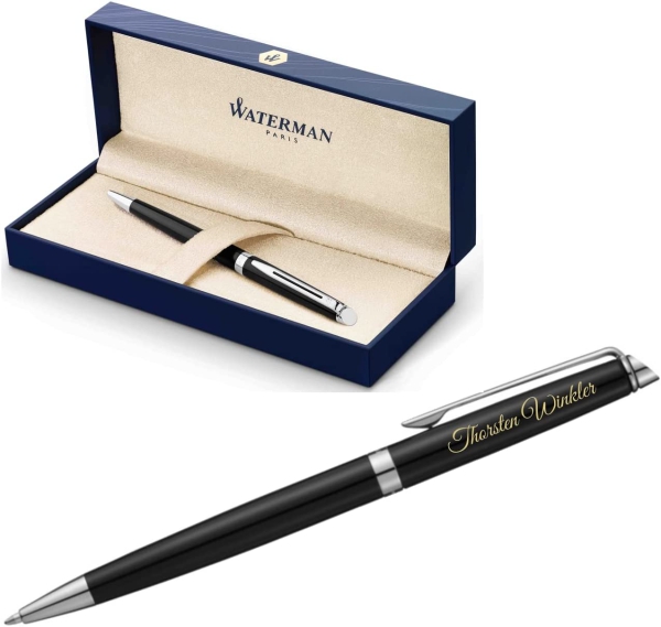 WATERMAN® Kugelschreiber Modell Hemisphere Lack-Schwarz C.C.