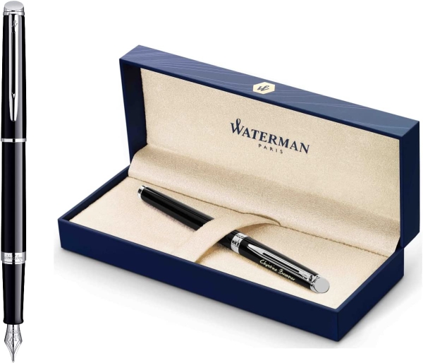 WATERMAN® Füllfederhalter Modell Hemisphere Lack Schwarz C.C.