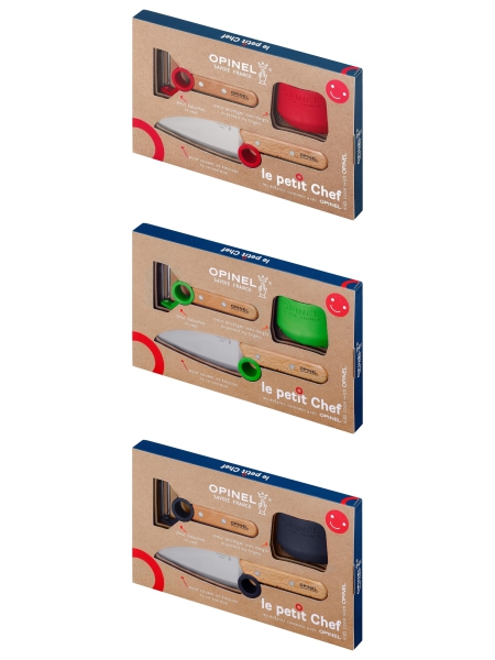 Opinel Kinder Kochmesser-Set grün