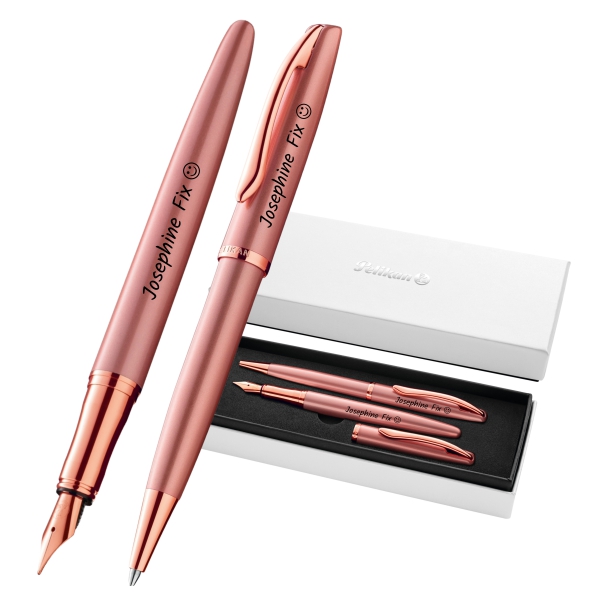 PELIKAN Schreibset Jazz® Noble Elegance K/P36 Pink Rose mit Gravur