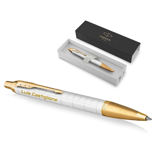 PARKER IM Premium Kugelschreiber PEARL G.C.