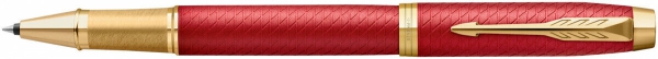 PARKER® IM Premium Schreibset Tintenroller und Kugelschreiber Red G.C.