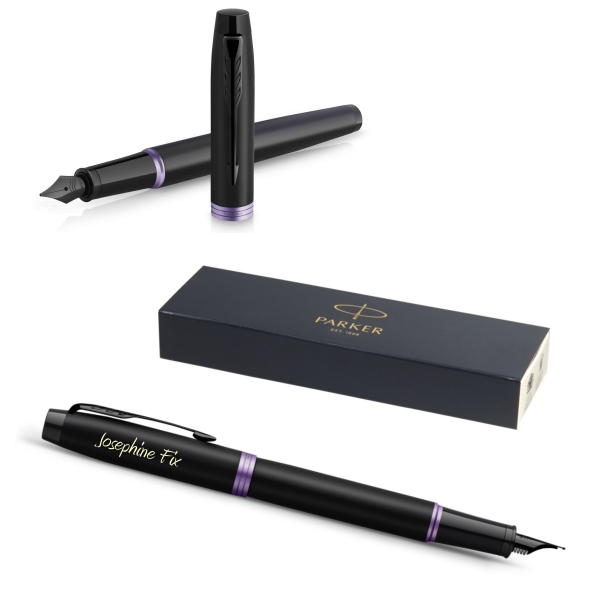 PARKER IM Vibrant Rings Füllfederhalter Purple