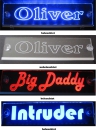Trucker LKW LED Namensschild